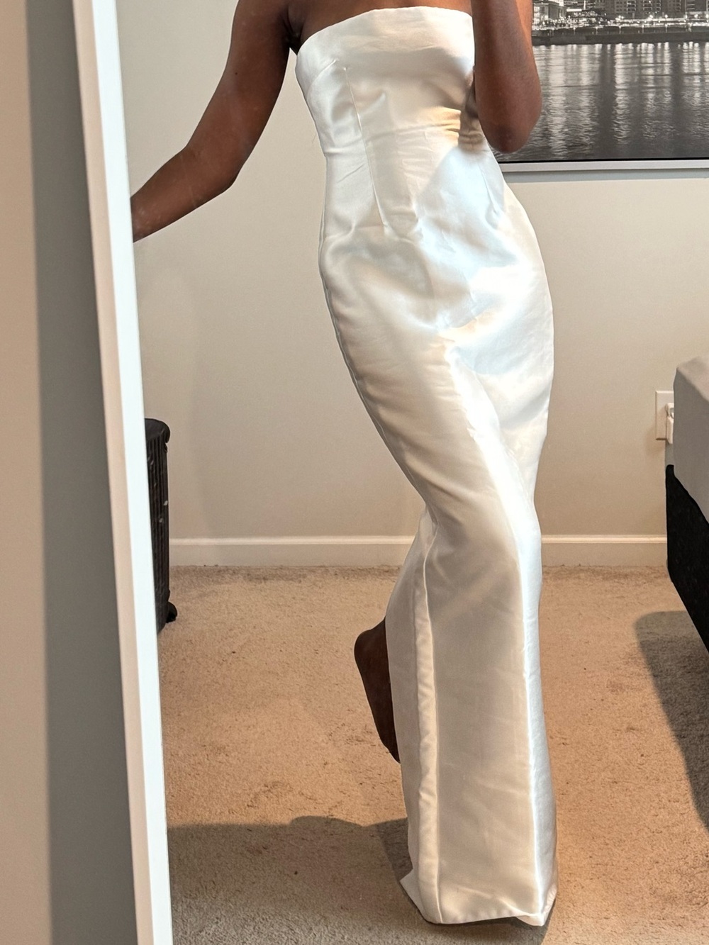 The Lea Maxi Dress in Cream - Picture 4 of 7